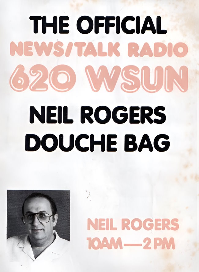 Neil Rogers on WSUN - Douchebag