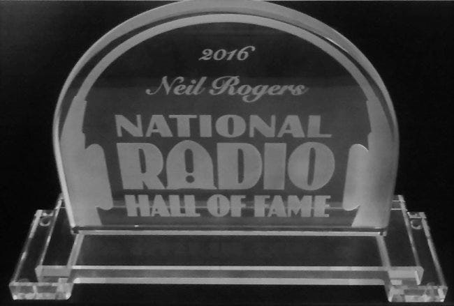 Neil Rogers Radio Hall of Fame Award